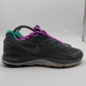 Nike Lunargilde 4 Women Size 8.5 Shoes Gray Running Athletic Sneakers Mesh